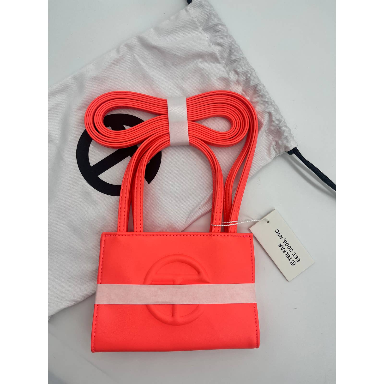 Authentic Nwt Telfar Hazard Small Shopper Tote Crossbody